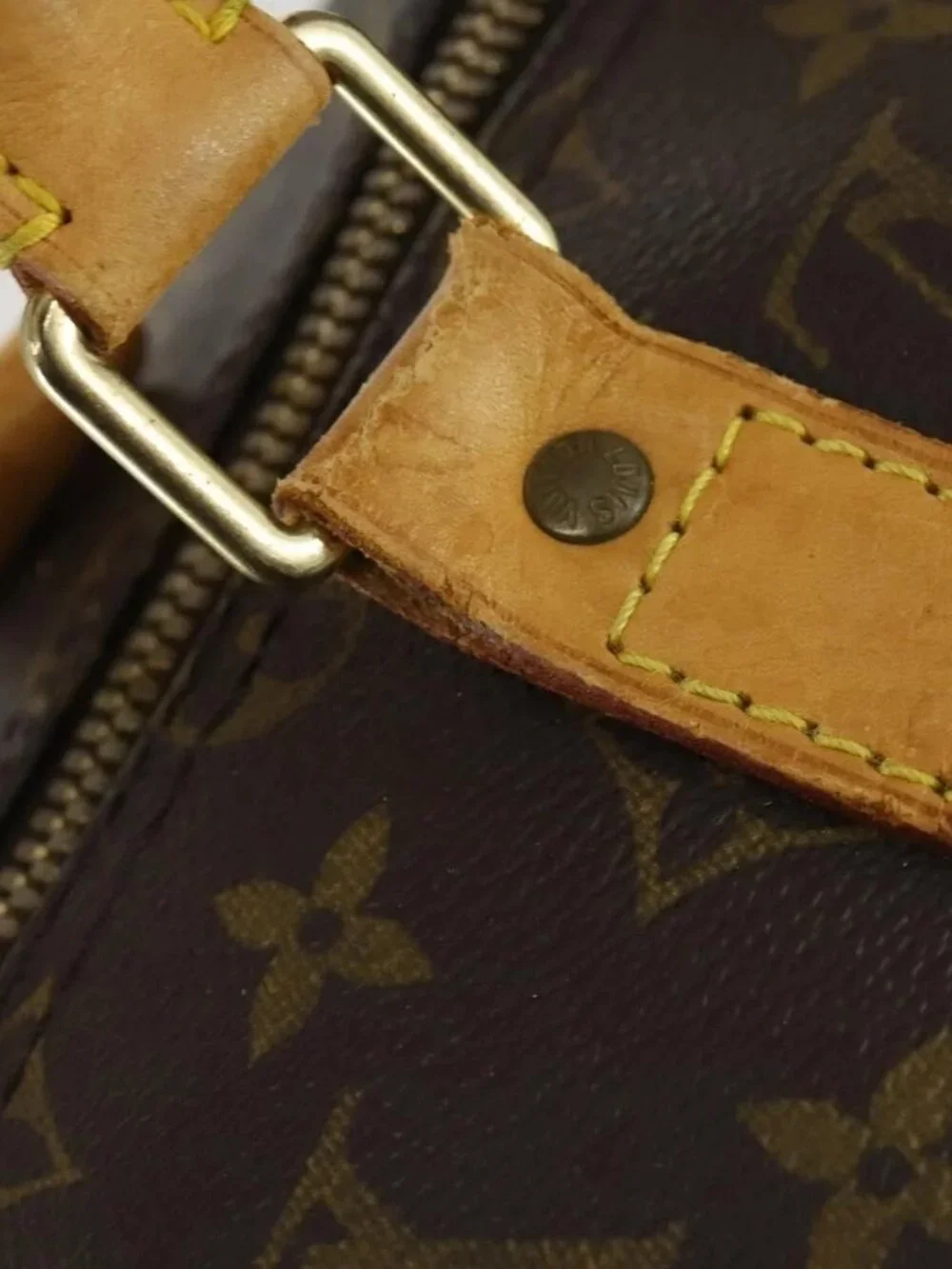 LOUIS VUITTON Monogram Keepall Bandouliere 50 Boston Bag M41416 LV Auth 157024
